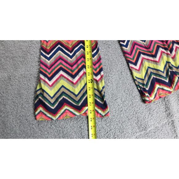 Vilagallo Womens Pants 40 Chevron Print Multicolor Zigzag Print Hippie Portugal - Picture 4 of 5